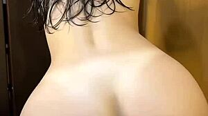 lap dance college girl fresh from the shower seduces with wild doggystyle moves