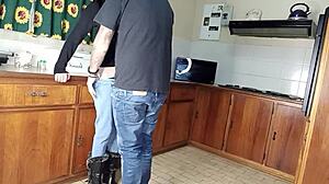 Ever tried a quick standing fuck in the kitchen?