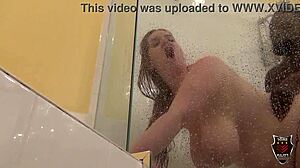 Redhead Amerie Rides BBC Rome Majors in Shower Fuck