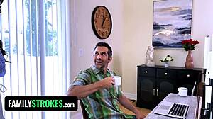 Fuck My Girlfriend's Friend! She Catches Us, Loves It, And Joins The Threesome!