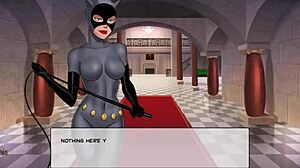 Livewire in catsuit sucks cock in DC comics cosplay