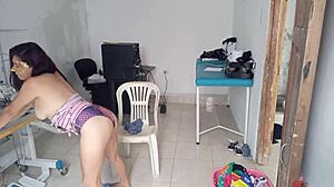 Big Tits Latina Feels Intense Pleasure During Voluminous Vagina Massage Casting