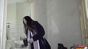 rina helena screams during first anal sex and muff diving in german scout casting!