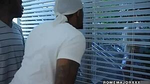 J cannon rides big cock in threesome with dirty talk