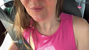 Naughty Couple Unleashes Wild Sex On Street Outside Car With Big Tits And Intense Creampie Finish.