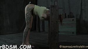 maid enjoys playful pool games with toys and fingering fun