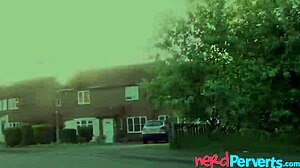 The nerdy guy TRICKS the aspiring pornstar into SUCKING his MONSTER COCK in a wild encounter