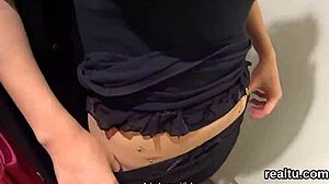 Adorable Czech Kitten Seduced In Hypermarket For Pov Drilling