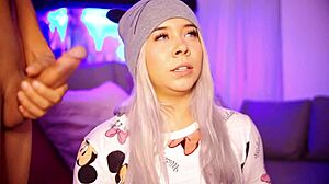 Submissive Latina craves cum taste every night. Her mouth begs for more!