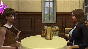 In Sims 4, the cuckolding story continues in episode 2 at the front seat