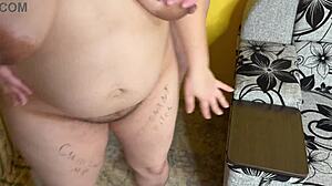 Cuckold Pov: My Pregnant Wife Gets Double Creampie In Her Hairy Pussy From Amateur Threesome