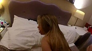 In this high definition scene, blonde Candy gets fucked from behind in doggystyle.