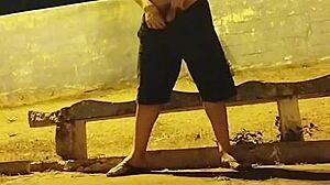 Fui No Campo De Futebol Levar Gozada Na Cara E Quase Fui Pego Gozando