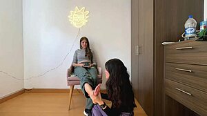 hot latinas explore fetish play with tribbing and assfucking