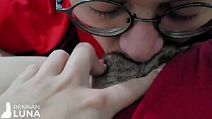 i can't resist this novinha gostosa giving her tight bucetinha to a hung guy.