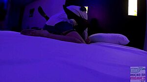 Curvy secretary rides monster cock in front of husband cuckold part 2