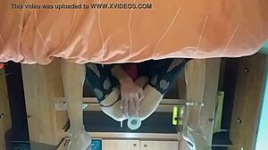 Wow! Latina Trans Thrusts Deep Into Ass With New Toy!