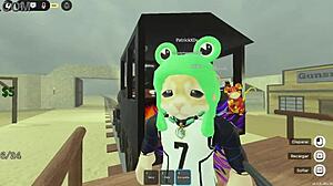 she goes afk and gets gangbanged by everyone in the comic