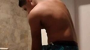 First Part Of The Shower Experience In Sexy Setting