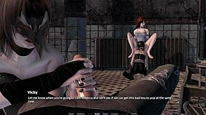 nasty secretary vicky vette sucks a cock after showing off her sexy lace lingerie