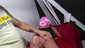 enteada gostosa dressed as schoolgirl toy in wild public anal play. should i watch or join?