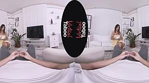 Wanking Brunette Reaches Shaved Pussy Orgasm