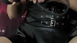 Brunette slut Astarioth gives JOI CEI to open your ass wide.