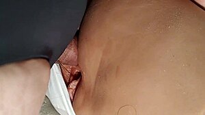 Hairless anal fuck doll gets double penetrated with toys and handjob