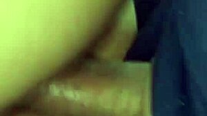 horny witch teases herself with cane in fishnets