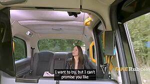 Divorcee enjoys backseat fucking in public car