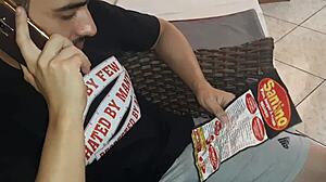 Hey, while my wife showered, I hooked up with the waitress