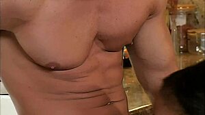 Black milf wife in kitchen with lingerie and shoes