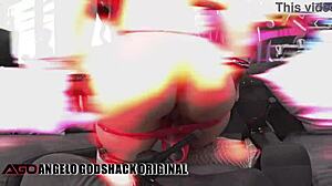 Yo, Areta Ridera Takes 6on1 Anal with Piss!