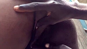 Big Tits Chubby Slut Seduced and Fucked the House Cleaner Outdoor.