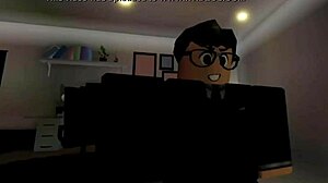 Oh, roblox girl gets fucked by intruder!