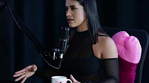 Val Mineirinha Wins Swing Cast In Sheer Red Lingerie