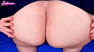 Fat BBW Mommy Shakes and Spreads Booty for Pussy Fart Fetish