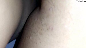 watch this shaved latina brunette get penetrated hard in her tight pussy