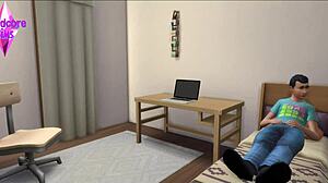 Sims 4 Cuckolding Story Episode 3 - Boyfriend Fucking Wife!