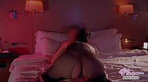 Babe sucks rides creampie in doggy