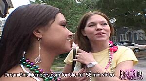 twerking and flashing tits at the street party?