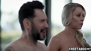 Innocent Step Siblings Tricked into Beach Foursome by Nudist Step-Parents