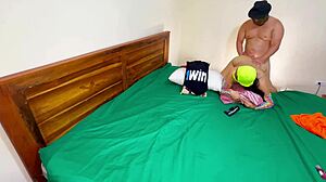 stepsister's husband fucks me hard without condom in homemade passion