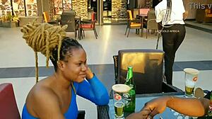 honryblack porn1 - ebony goddess hooks up with naija star for exclusive bar thrill