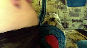 I cum when a big size enters my anal busty milf with a big ass in an amateur video pawg