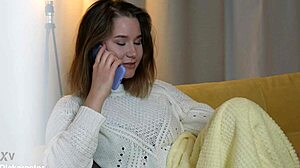 Alluring Bombshell Visits Doctor For Squirting Orgasm