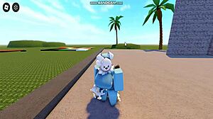 Whoreblox game unfolds with a wild gangbang in moment 11