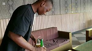 honryblack porn1 - ebony goddess hooks up with naija star for exclusive bar thrill