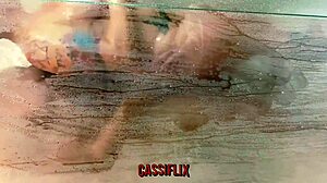 Blonde Amateur Gets Fingered in Shower