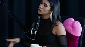 Val Mineirinha Wins Swing Cast In Sheer Red Lingerie